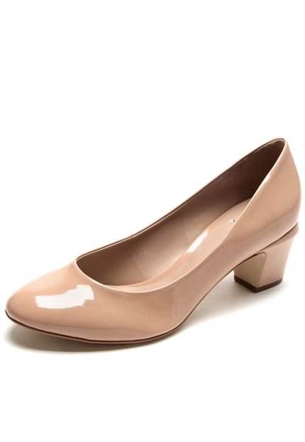 Scarpin Dumond Bico Redondo Nude - Marca Dumond