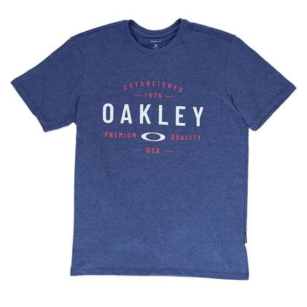 Camiseta Oakley Premium Quality  - Stone Grey - G Azul - Marca Oakley