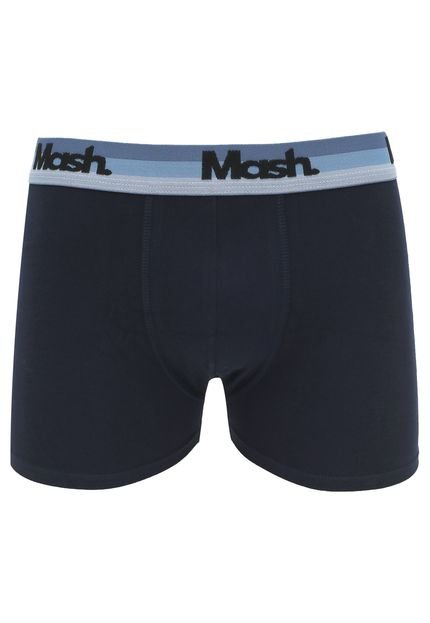 Cueca MASH Boxer Logo Azul-Marinho - Marca MASH