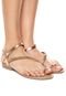 Rasteira DAFITI SHOES Tiras Bronze - Marca DAFITI SHOES