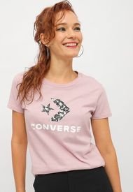 Polera Converse Rosa - Calce Regular