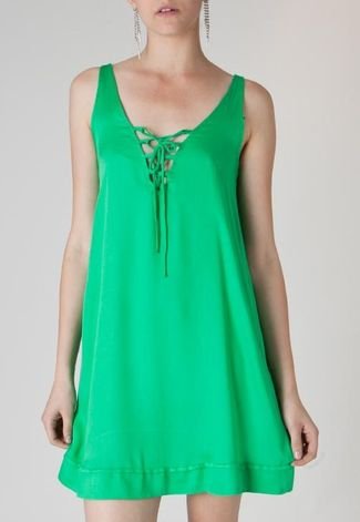 Vestido hot sale verde dafiti