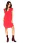 Vestido Facinelli by MOONCITY Curto Metal Vermelho - Marca Facinelli