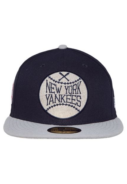 Boné New Era 5950 Oats Up New York Yankees MLB Azul-Marinho - Marca New Era