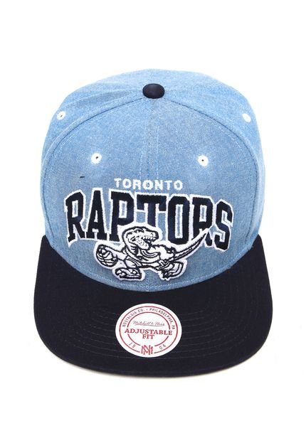 Boné Mitchell & Ness Snapback Toronto Raptors Azul - Marca Mitchell & Ness