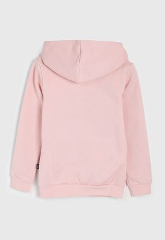 Blusa Puma Infantil Com Capuz Rosa - Compre Agora