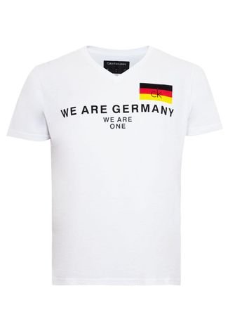 Camiseta Calvin Klein Alemanha Branca
