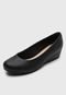 Scarpin Modare Anabela Preto - Marca Modare