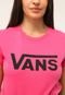 Camiseta Vans Logo Pink - Marca Vans