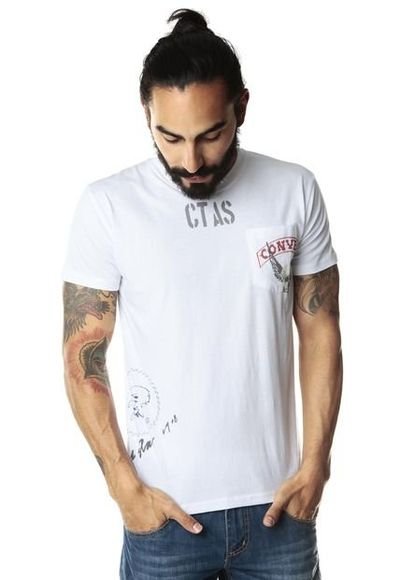 Camiseta Blanca CONVERSE Compra Ahora Dafiti Colombia