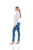 Calça Jeans Feminina Arauto Hot Pants Strass  Azul Claro - Marca ARAUTO JEANS