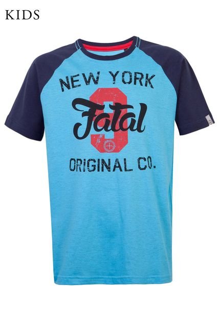 Camiseta Fatal Azul - Marca Fatal Surf