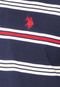 Camisa Polo U.S. Polo Listras Clássica Marinho - Marca U.S. Polo
