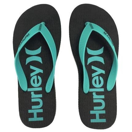 Chinelo Hurley One&Only Preto/Verde - Marca Hurley