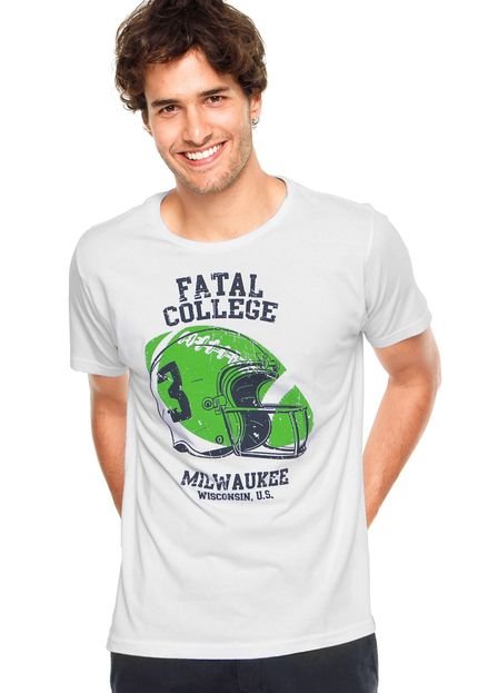 Camiseta Fatal Milwaukee Branca - Marca Fatal Surf