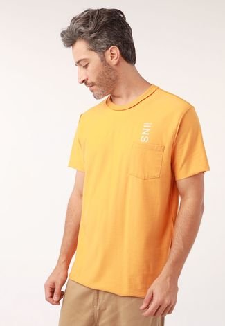 Camiseta Colcci Otherside Amarela