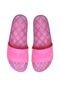 Chinelo Colcci Lettering Rosa - Marca Colcci