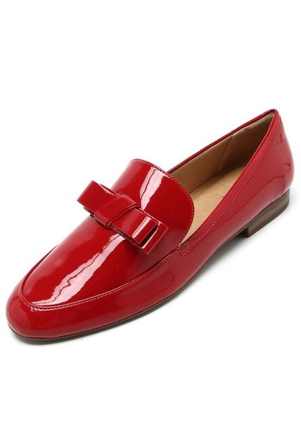 Mocassim Anacapri Verniz Vermelho - Marca Anacapri