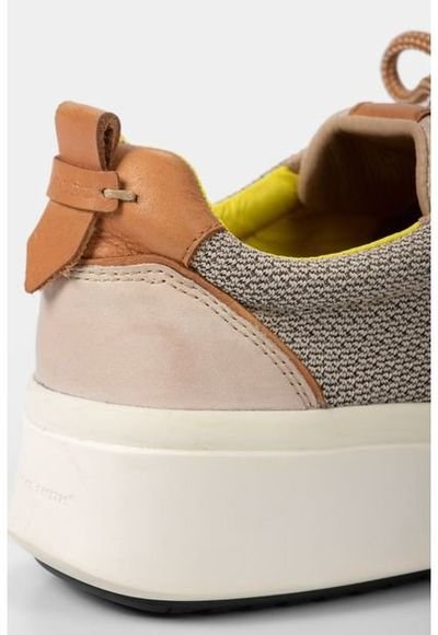 Tenis Plataforma De Cuero Para Mujer Combinados Compra Ahora