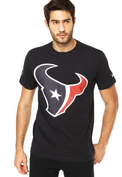 Camiseta New Era NFL Permanente Houston Texans Azul - Marca New Era