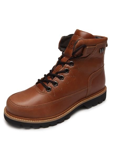 Bota Coturno Couro West Coast Worker Classic Caramelo - Marca West Coast