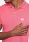 Camisa Polo Ecko Piquet Masculina Rosa Coral - Marca Ecko