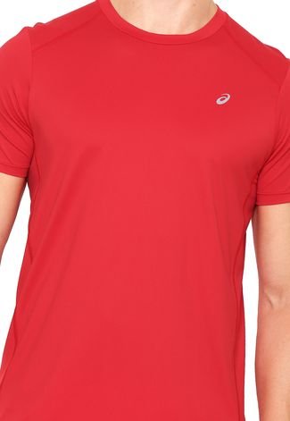 Camiseta Asics Core Pa SS Tee Vermelha