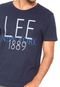 Camiseta Lee Estampada Azul - Marca Lee