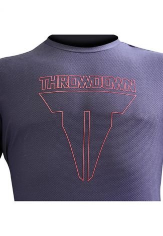 Camiseta Throwdown Dry Microfibra Azul