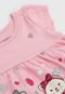 Vestido Brandili Infantil Ursinho Rosa - Marca Brandili