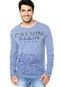 Camiseta Calvin Klein Jeans Nome Azul - Marca Calvin Klein Jeans