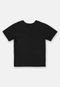 Camiseta Infantil em Malha Texturizada Up Baby Preto - Marca Up Baby
