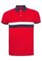 Camisa Polo Gant W.N. 2 Pieced Chest Stripe Pique Ru Vermelha - Marca Gant