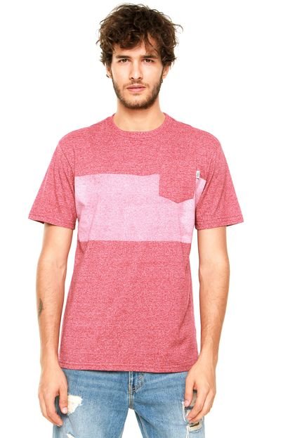 Camiseta Vans Striped Triblend Vermelha - Marca Vans