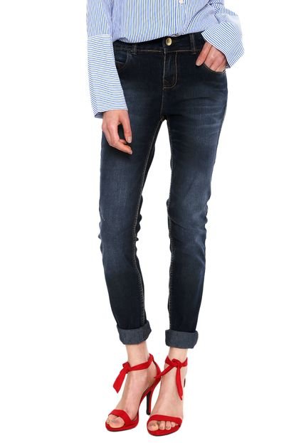 Calça Jeans Lez a Lez Skinny Bolsos Azul - Marca Lez a Lez
