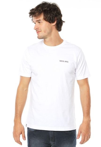 Camiseta Tropical Brasil Estampada Branca - Marca Tropical Brasil