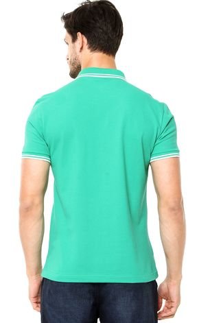 Camisa Polo Malwee Bordado Verde