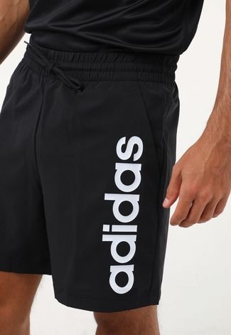 Shorts adidas Masculino Sportswear Logo Linear Chelsea