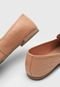 Mocassim Flat Dafiti Shoes Croco Bege - Marca DAFITI SHOES