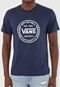 Camiseta Vans Authentic Checker Ss Azul-Marinho - Marca Vans