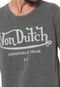 Camiseta Von Dutch Estampada Cinza - Marca Von Dutch 