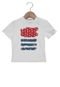 Camiseta Manga Curta Tommy Hilfiger Kids Bandeira Bordado Infantil Branca/Vermelha/Azul - Marca Tommy Hilfiger Kids