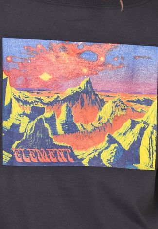 Camiseta Cropped Element Cosmic Preta