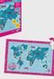 Quebra-Cabeças Mapa-Múndi Travel Barbie Xalingo - Marca Xalingo