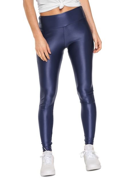 Legging Fila Lisa Shine Azul-marinho - Marca Fila