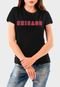 Camiseta Feminina Preta Chicago Algodão Premium Benellys - Marca Benellys