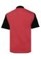 Camisa Polo Hurley Oversize Bicolor Vermelha/Preta - Marca Hurley