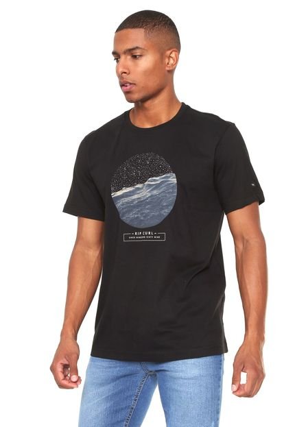 Camiseta Rip Curl Circle Snow Preta - Marca Rip Curl