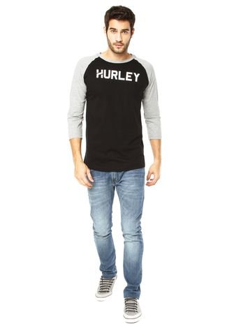 Camiseta Hurley Especial Stadium Preta