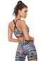 Top Rivanna Estampado Azul - Marca Rivanna